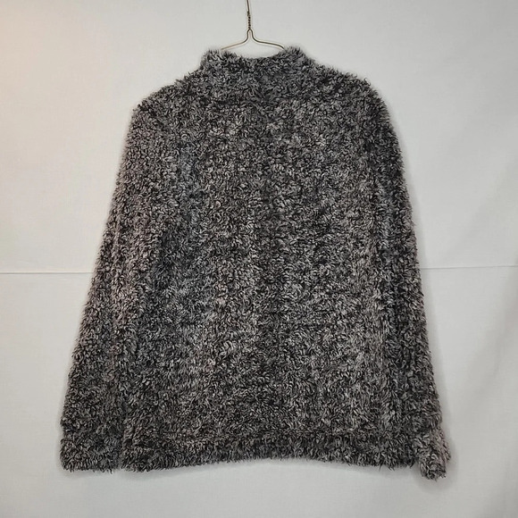 Original Weatherproof Vintage Gray Sherpa Pullover Size Small Soft - Picture 6 of 11